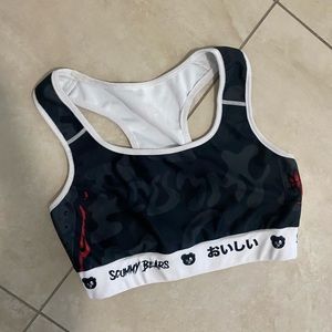 Scummy Bear’s sports bra